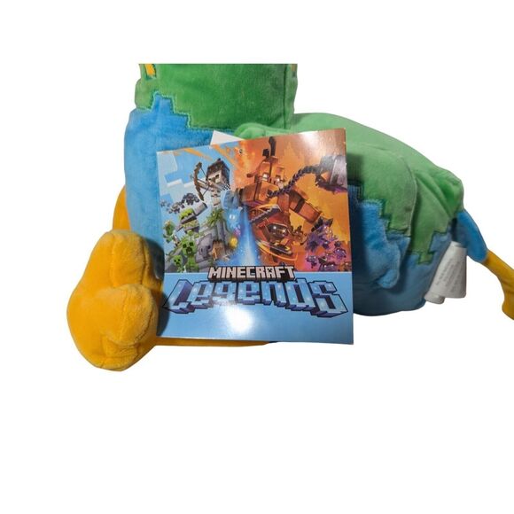 Minecraft Legends Big Beak Pinata Tropical Parrot Plush 10-in PIllow Buddy Gift - Picture 4 of 6